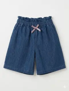 【未使用】branshes 130cm デニムショートパンツ