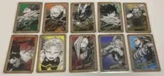 僕のヒーローアカデミア ヒロアカ 原画展 箔押しクリアカード まとめ売り ④