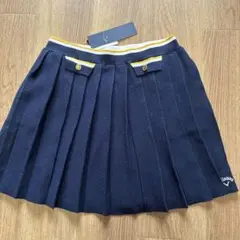 Callaway レディース プリーツスカート L ネイビータグ付き未使用