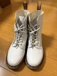 MM6 x Dr.Martens TWIST 8 ホール ブーツ EU37 - メルカリ