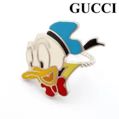 美品【GUCCI／グッチ】Disney ドナルドダック シルバー リング 13号