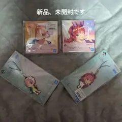 [新品、未開封]　五等分の花嫁キャンバスボード2種＆ラバーストラップ2種　E8