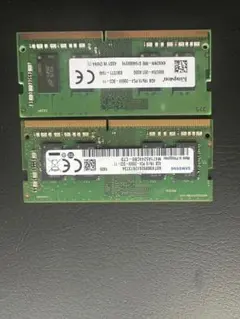 ノートPC用メモリ4GB×2 DDR4-2666Samsung&Kington