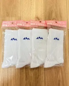 エビアン evian オリジナルソックス 4足セット Lサイズ 25-28cm