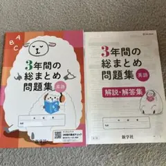 3年間の総まとめ問題集 英語 解説・解答集 2点セット