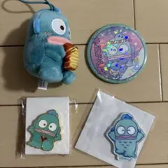 青いキャラクターグッズセット