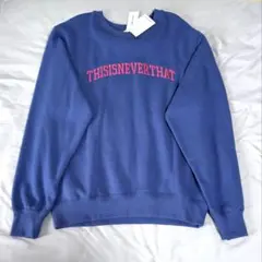 2025年最新】thisisneverthat スウェット ネイビーの人気
