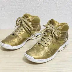 ミズノ MIZUNO WAVE DIVERSE DE ゴールド 23.5cm