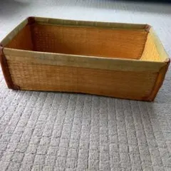 昭和レトロ 柳行李 柳こおり 収納箱 衣装入れ 竹籠 つづら 古道具古