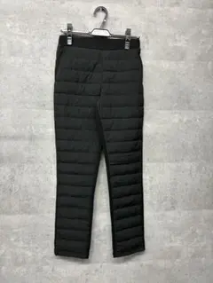 【新品】ダウンパンツ　Ｌサイズ　ブラック スタイリッシュなデザイン