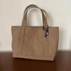 トートバッグ　ハンドメイド　ベージュ