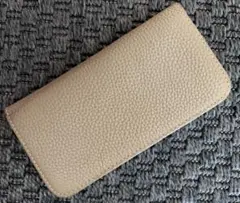 HANATORA ハナトラ iPhone 12手帳型ケース グレージュ×イエローのサムネイル