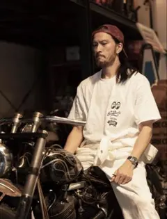 2枚セット　MOON Equipped Pork Chop 長瀬智也　Tシャツ 長瀬着 MOONEYES × PORKCHOP Model N TEE 白XL - メルカリ