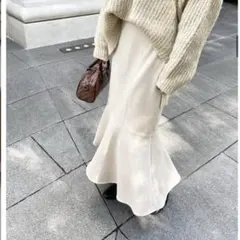 DISCOAT フェイクスエードマーメイドスカート