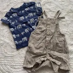 グリーンレーベルリラクシング75㎝、オーバーオール85㎝セット