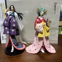 一番くじワンピース　華ノ幕　ハンコック　小紫　フィギュア