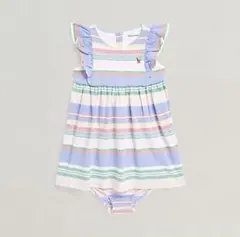 美品 Ralph Lauren ラルフローレン ボーダー ワンピース ベビー