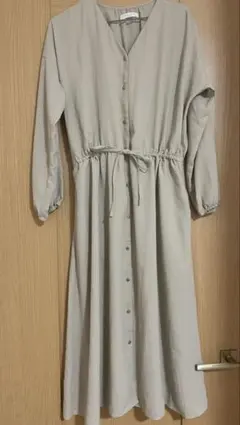 chocolat raffine robe ベージュマキシドレス　長袖のサムネイル