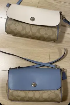 交渉ok【新品】coach ショルダーバッグ リバーシブル 2way