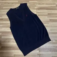 イーストボーイ　ベスト　薄手　ネイビー　紺　サイズ9 制服　スクール　レディース