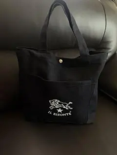 IL BISONTE? ブラック トートバッグ