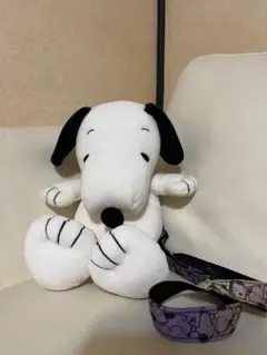 スヌーピー ぬいぐるみ ストラップ付き