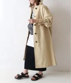 美品　フレームワーク トレンチコート ラップコート ロングコート トレンチコート 美品 フレームワーク トレンチコート ラップコート ロングコート