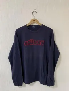 Old Stussy ネイビー 赤ロゴ Mサイズのサムネイル