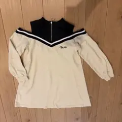 Algy Girl ジッパー付きオフショルダーワンピース チュニック