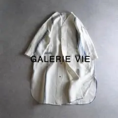 美品 トゥモローランド 6万 ギャルリーヴィー 麻100%ワンピース　A522