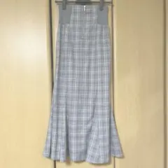 earth music&ecology サイドリブバックレースアップスカート