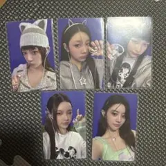 illit merch ver. bomb セット　イヤモニ　なし 5枚セット