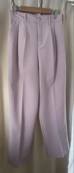 スラックス ウエストゴム入り