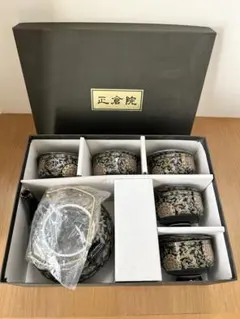 正倉院瑞鳥汲出茶器　急須湯呑み5客セット