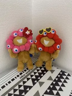 日焼け ミャクミャク ボールチェーンマスコット 2体セット