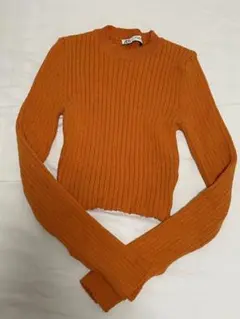 ZARA オレンジニット
