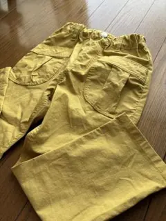 【après les cours】ナイロンパンツ 長ズボン 黄色110