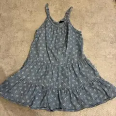 GapKids 꽃 패턴 데님 원피스 110cm