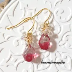 ≪340 ピンク≫レジンピアス 400円 - メルカリ