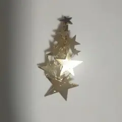 ゴールド星型ヘアピン