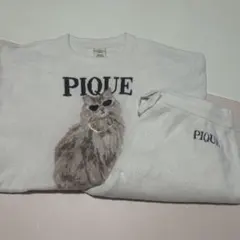 格安❤新品❤ジェラートピケ❤シングル❤猫柄キャット❤寝具 2点