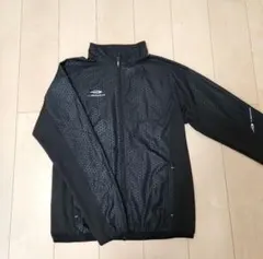 TIGORAブラック ハニカムパターン ジャケット　秋春用