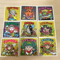 ヘッドだらけのビックリマン　シール　9枚セット　スーパーゼウス　ネロ魔身