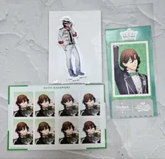 うたプリ 嶺二 ワンダーランドフォトステッカー、くじアクスタ、特典セット