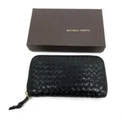 Bottega Veneta ブラック 長財布