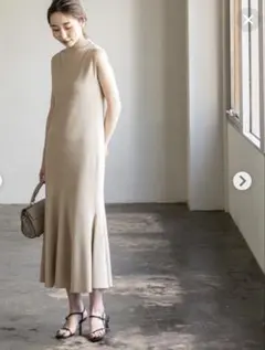 SALE❗️NOBLE マーメイドリブニットワンピース