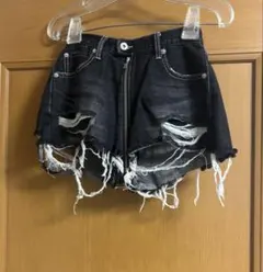 フルジップデニムショーパン