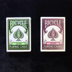 【新品・未開封】 BICYCLE JAPAN グリーン、ピンクのサムネイル