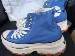 コンバース オールスター 100 トレックウェーブハイ 希少“ミネラルブルー”☆