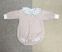 tete a tete テータテートボア素材 ロンパース 80 ピンク